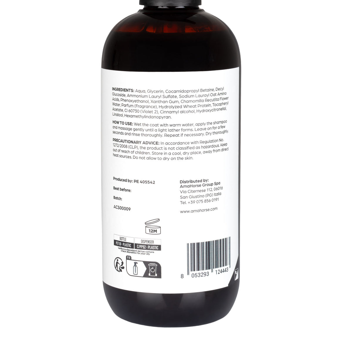 Acavallo - Shampoo til skimler, honning og vanilje, 500 ml