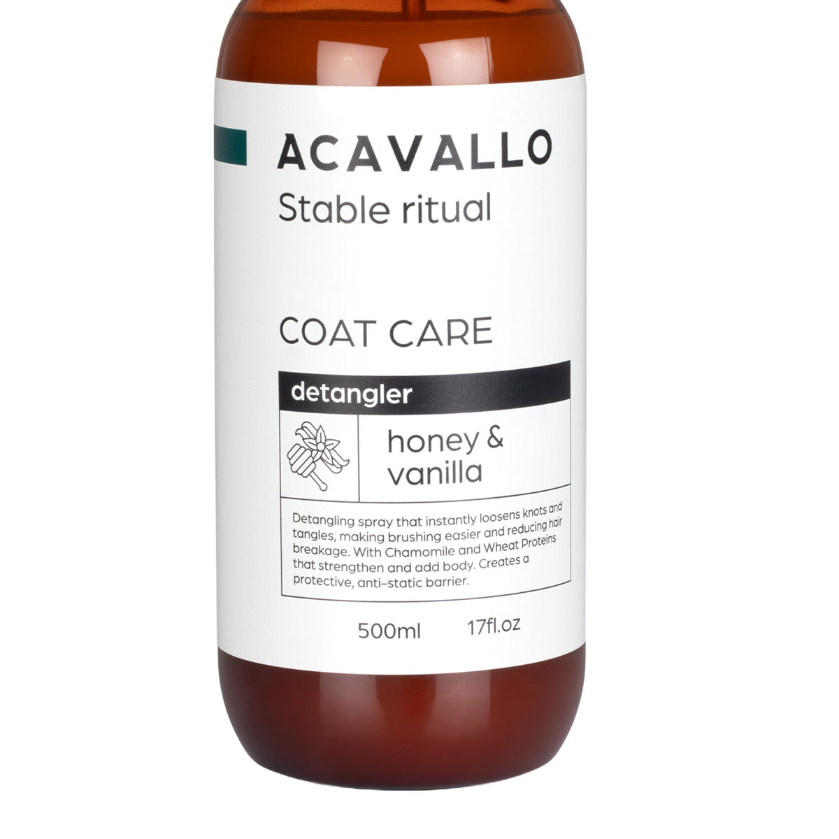 Acavallo - Manke- og halespray, honning og vanilje, 500 ml
