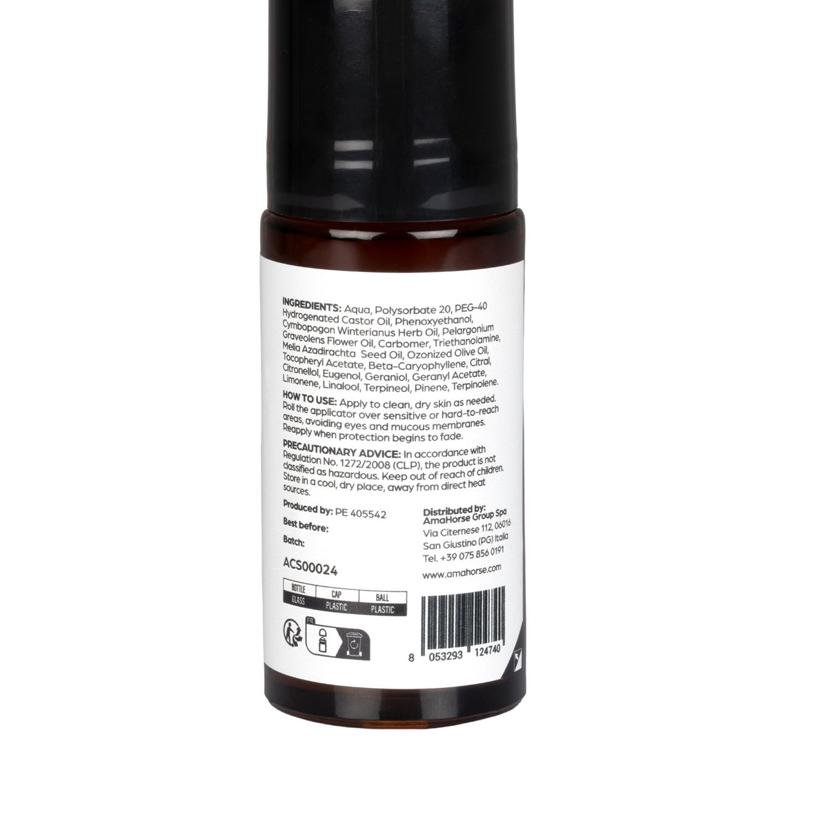Acavallo - Insekt-roll-on til mulen, geranium, citrongræs og neem, 100 ml