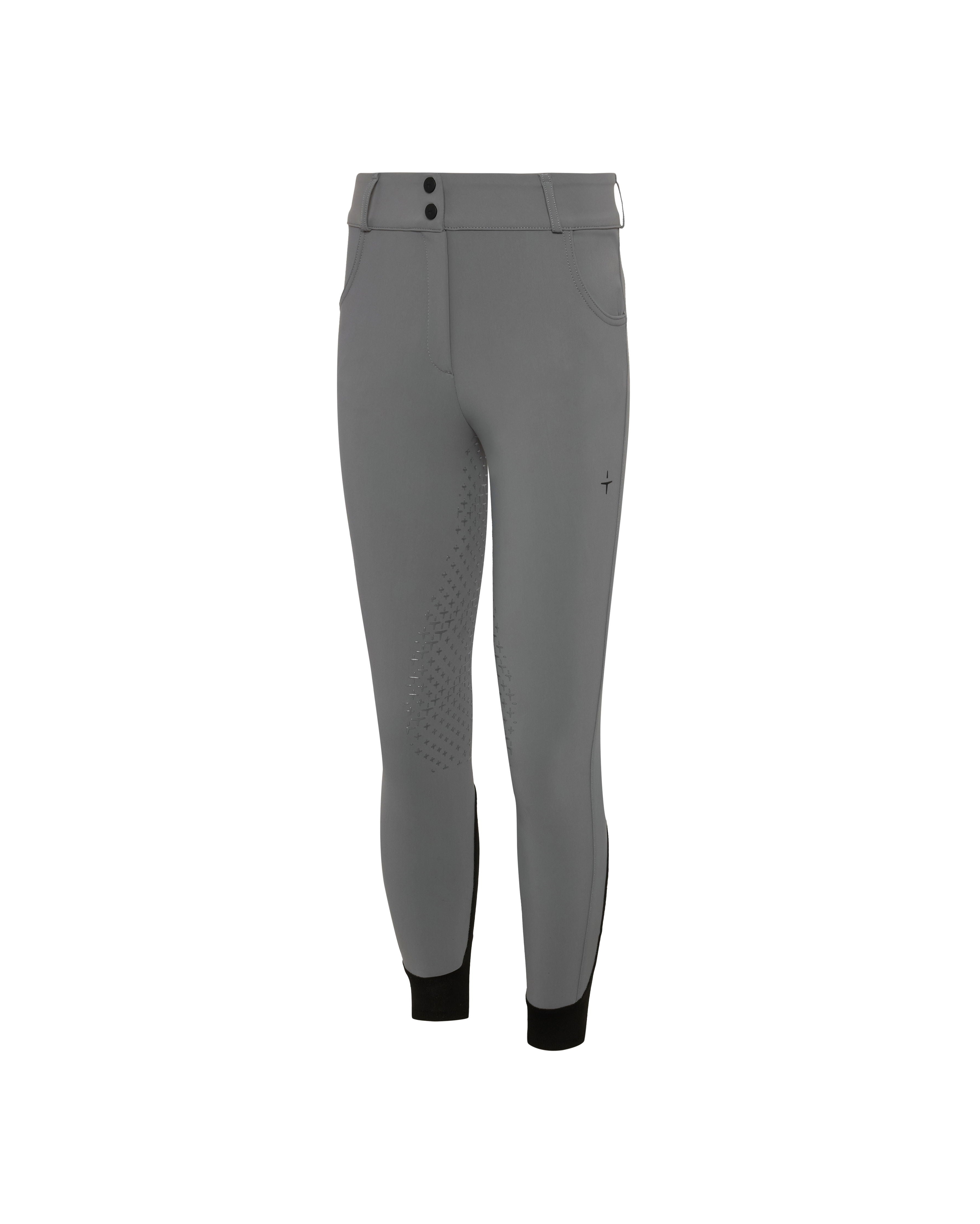 Trolle, High waist breeches, full grip, Dame - Stone Grey