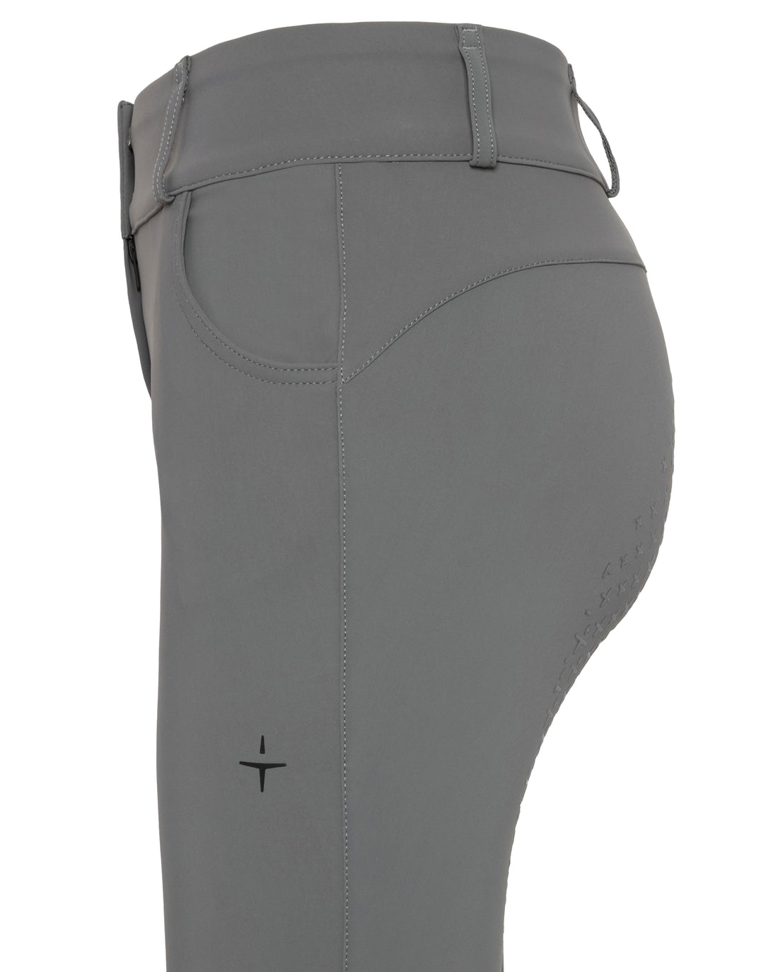 Trolle, High waist breeches, full grip, Dame - Stone Grey