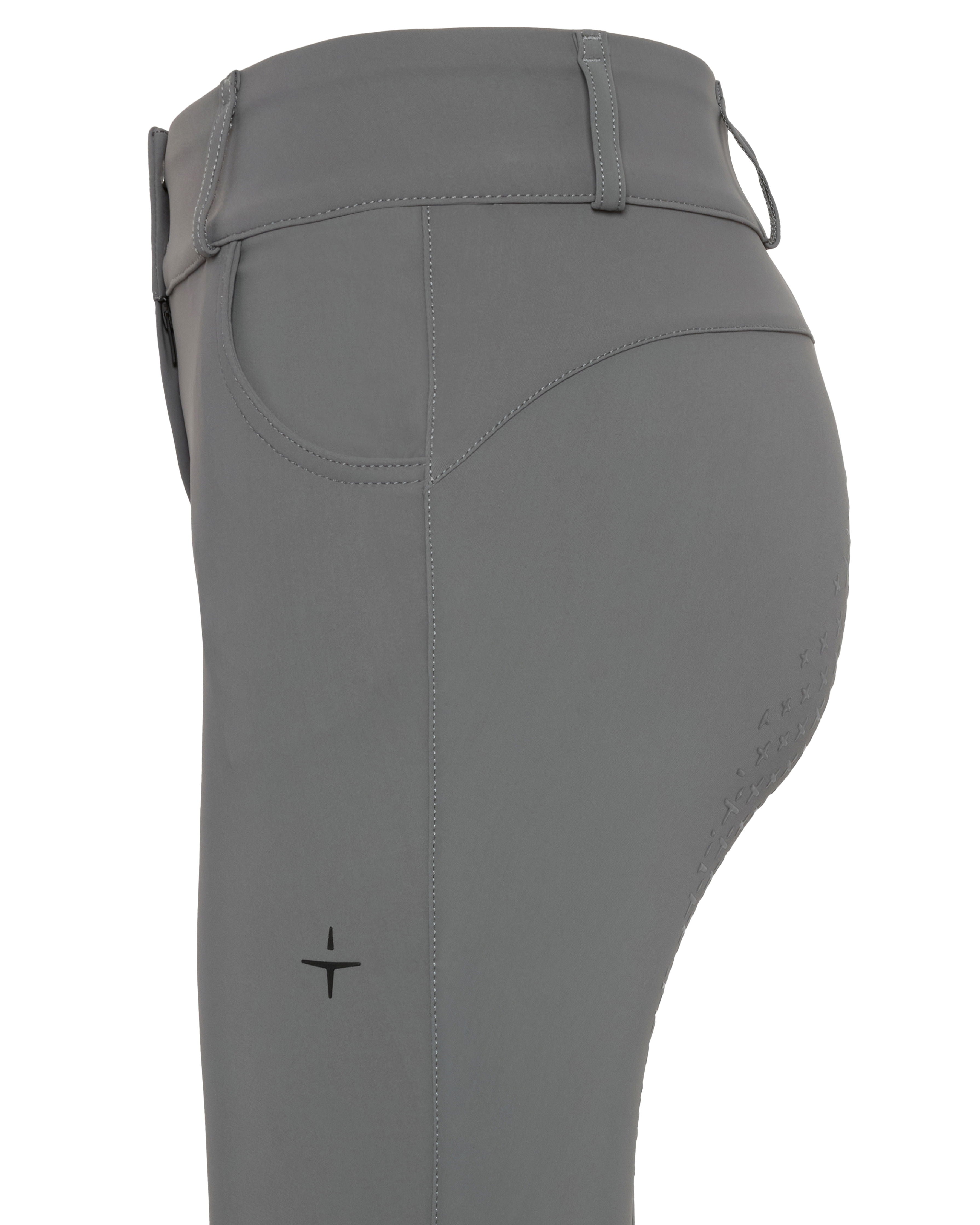 Trolle, High waist breeches, full grip, Dame - Stone Grey