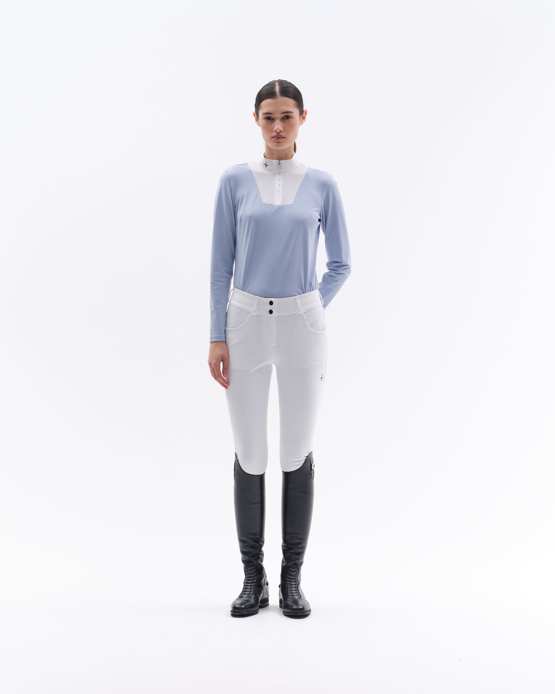 Trolle, Stævnebluse, Center line mesh- Astro Blue