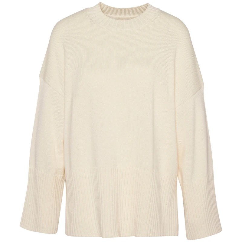 Barbour- Strik, Birdie Knitted Jumper- Cloud