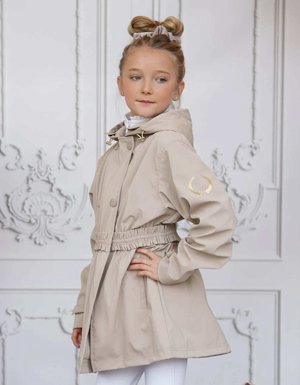 Joline - Regnjakke, Charlotte, Beige