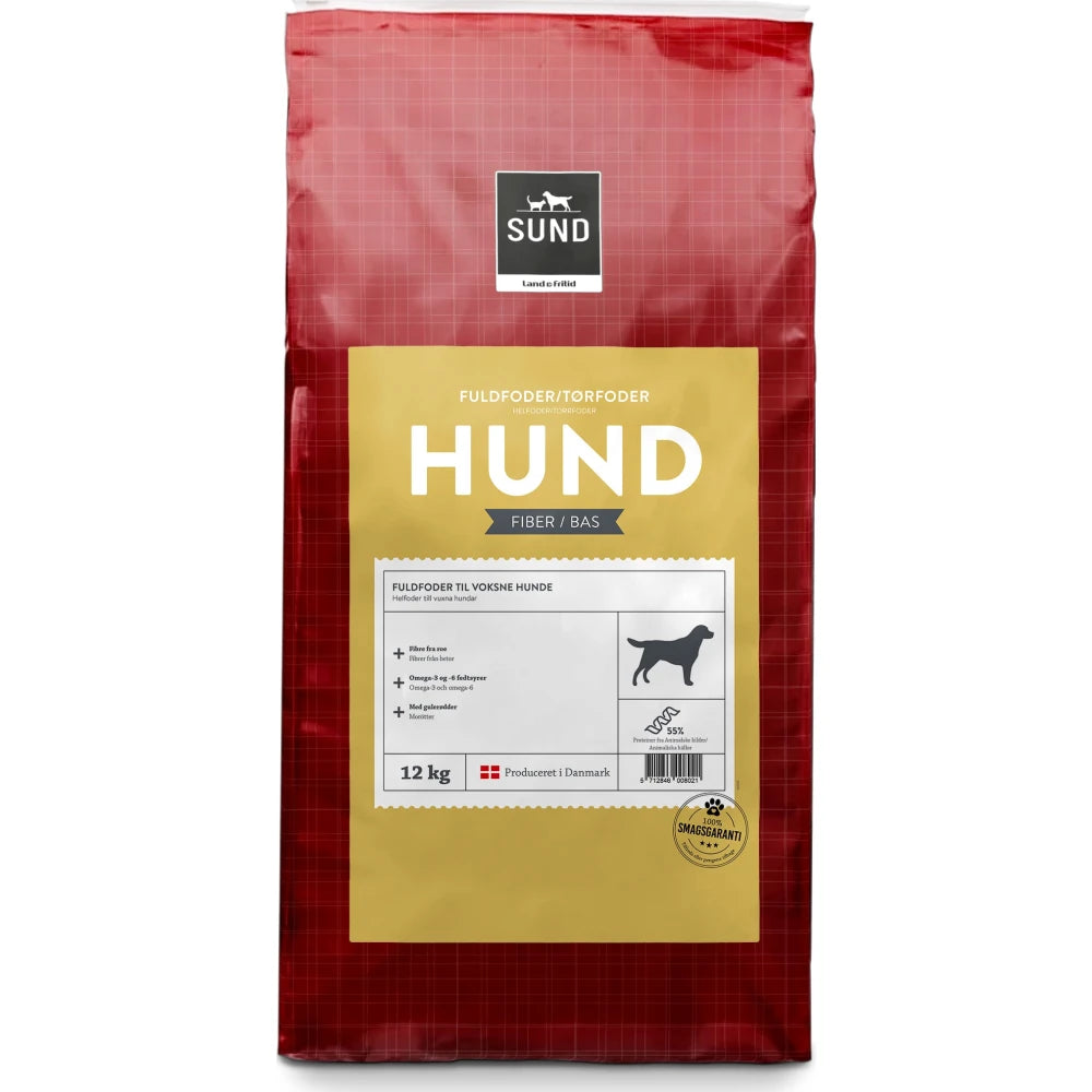 Sund Premium Hund fiber -12 kg