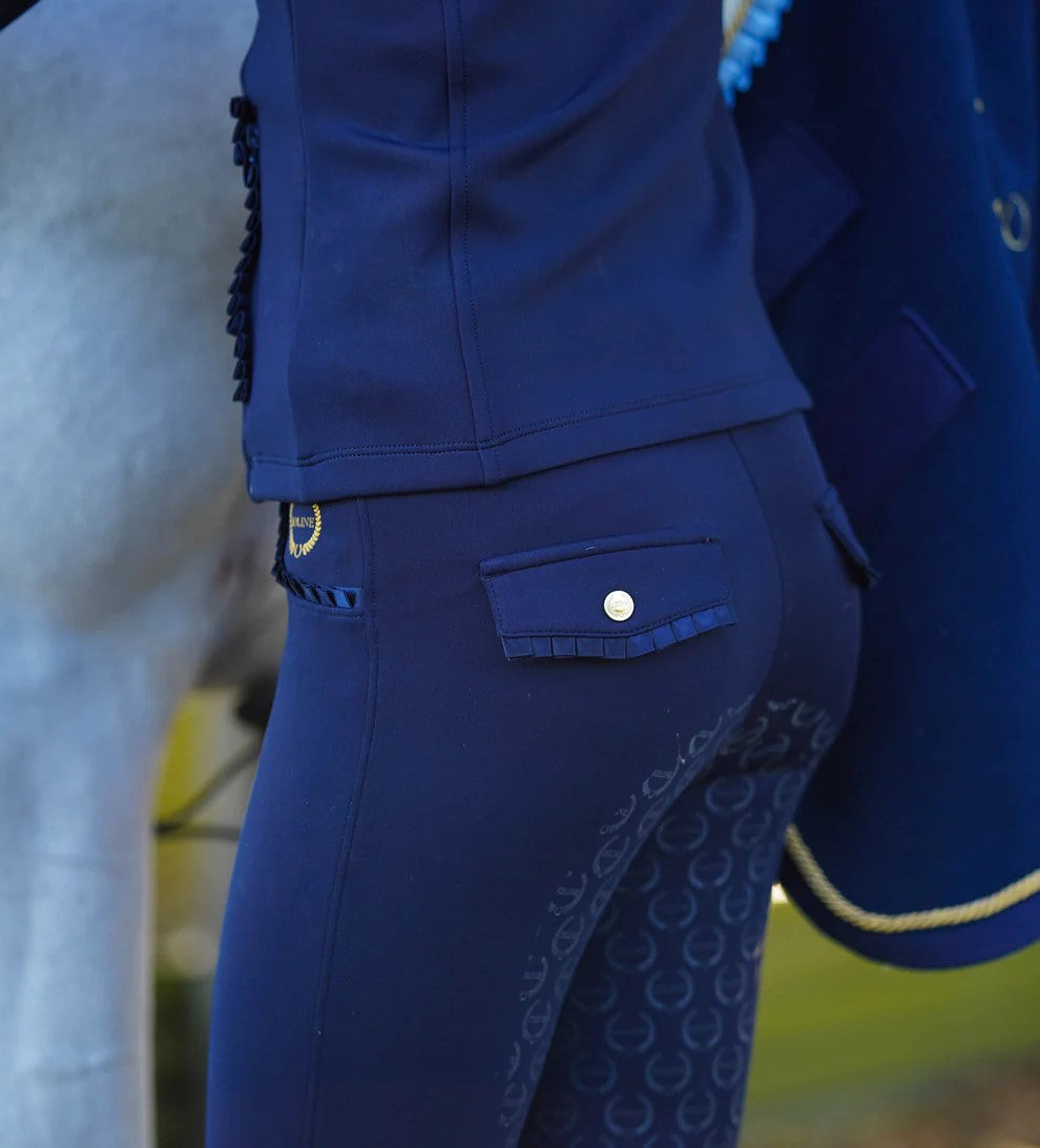 Joline - Børn, Ridebukser, Navy