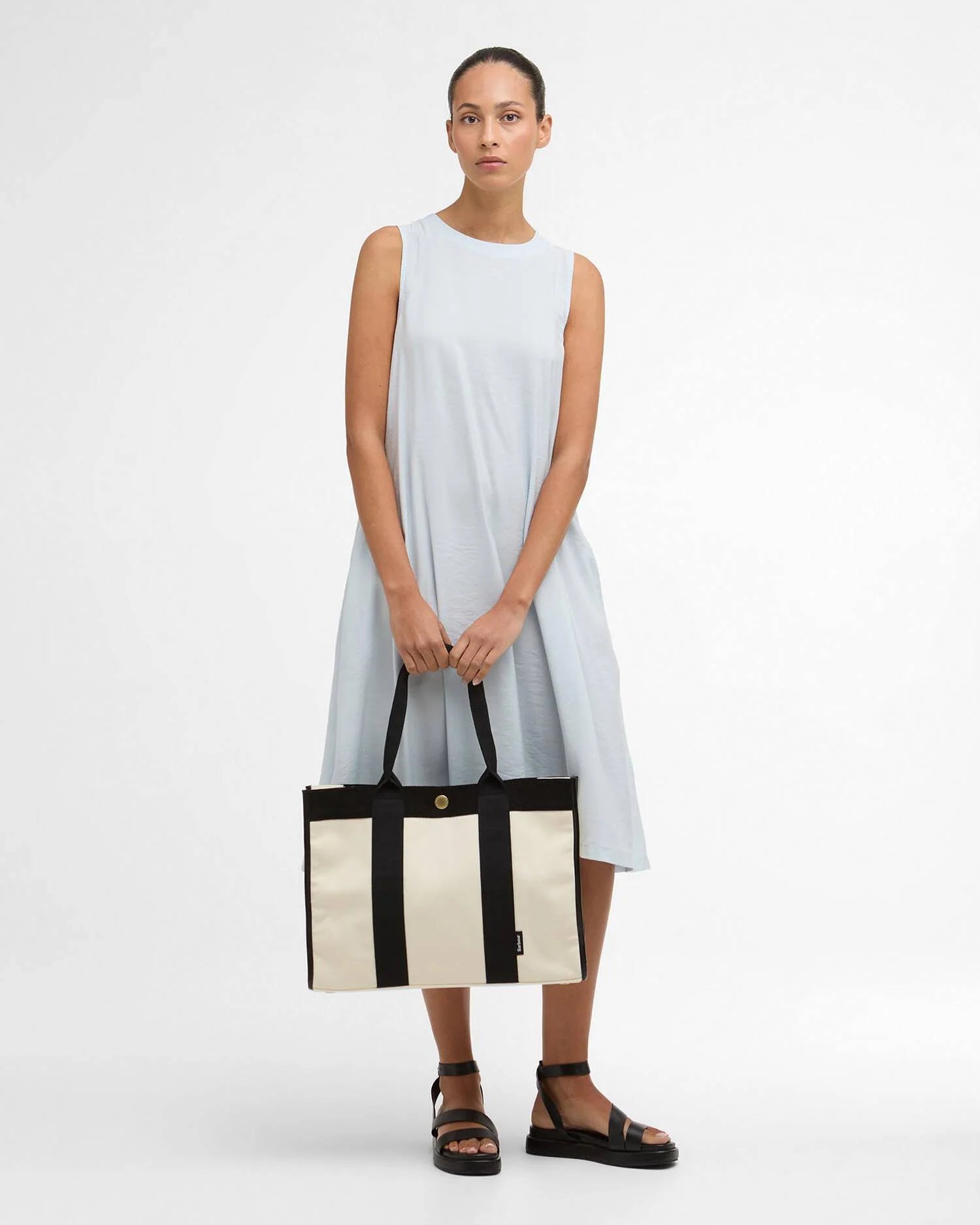 Barbour, Taske, Selena Tote- Hvid/Navy
