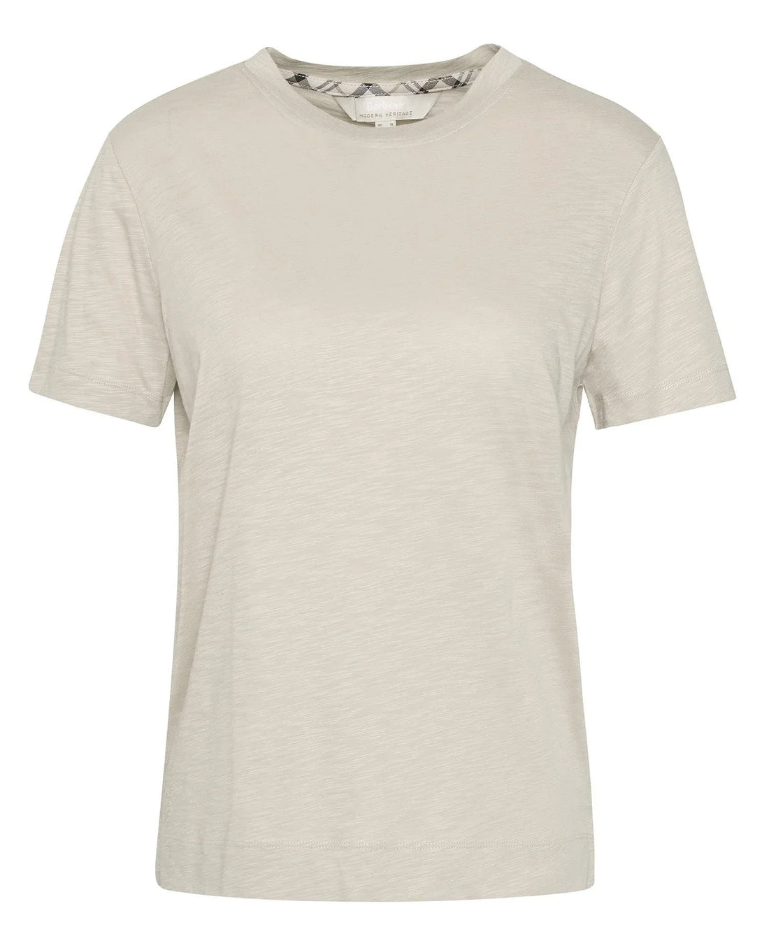 Barbour Ava T-shirt – Tidløs elegance i lys sand