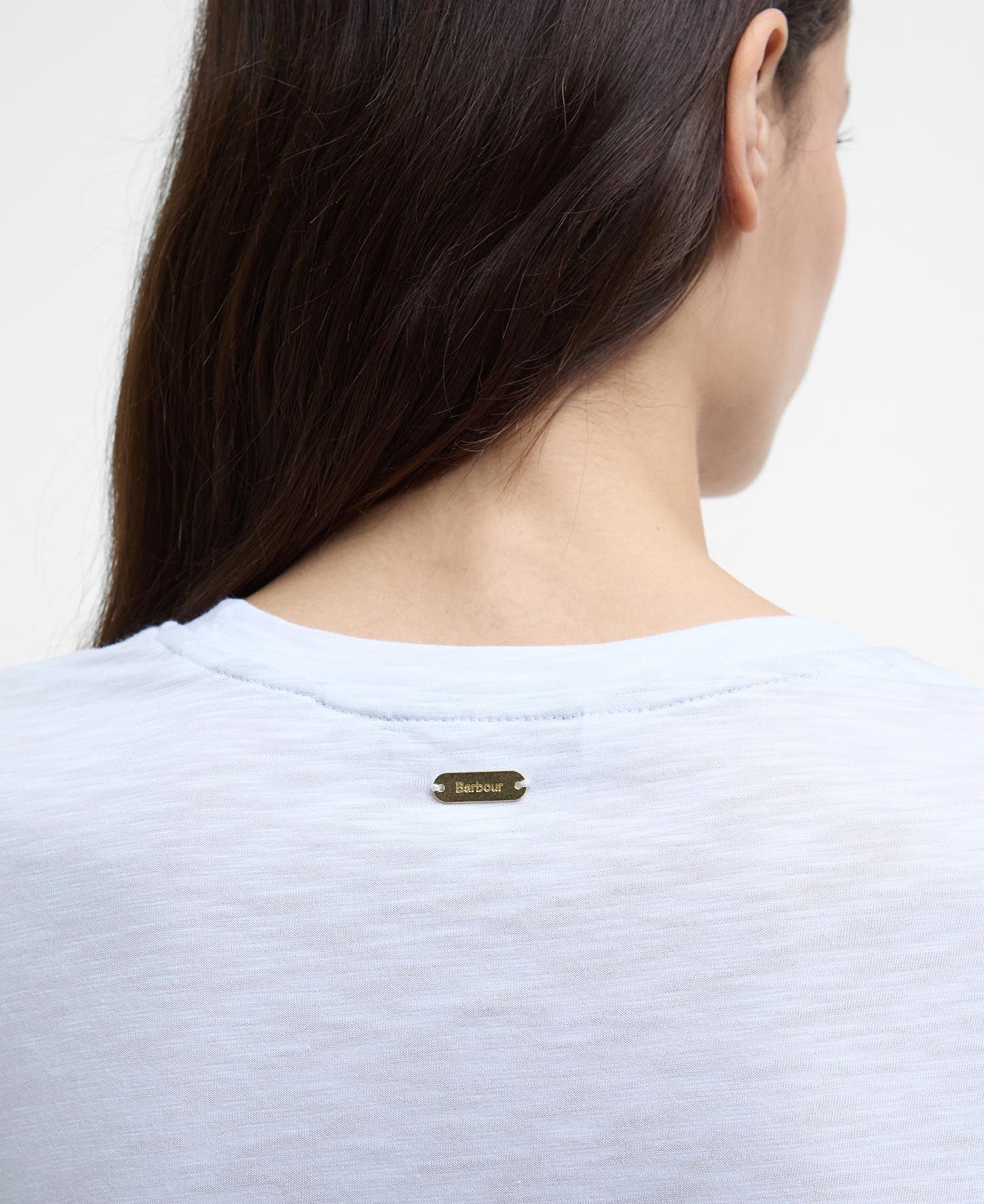 Barbour Ava T-shirt – Klassisk elegance i hvid