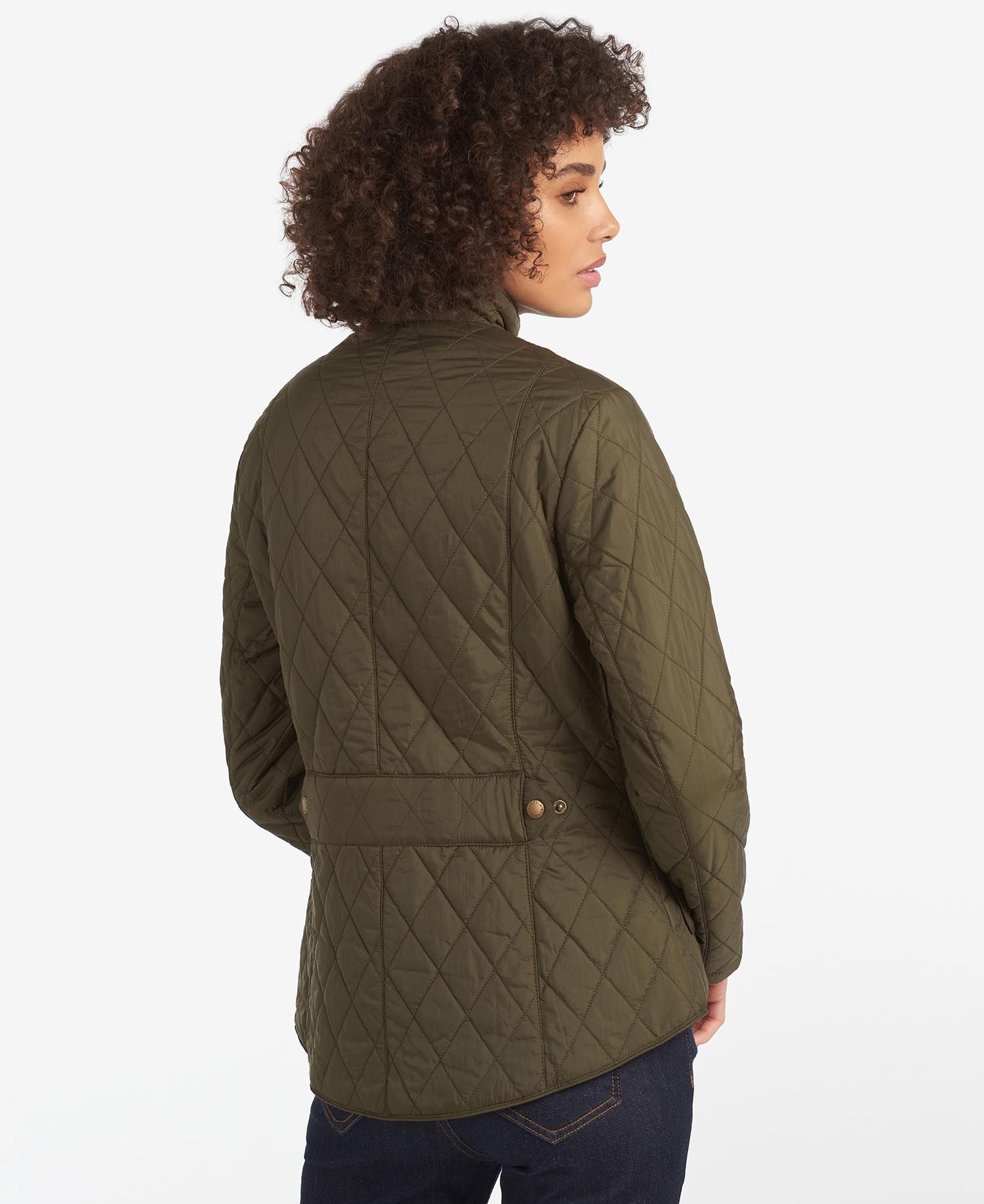 Barbour - Dame, Jakke, Flyweight Cavalry -Olive