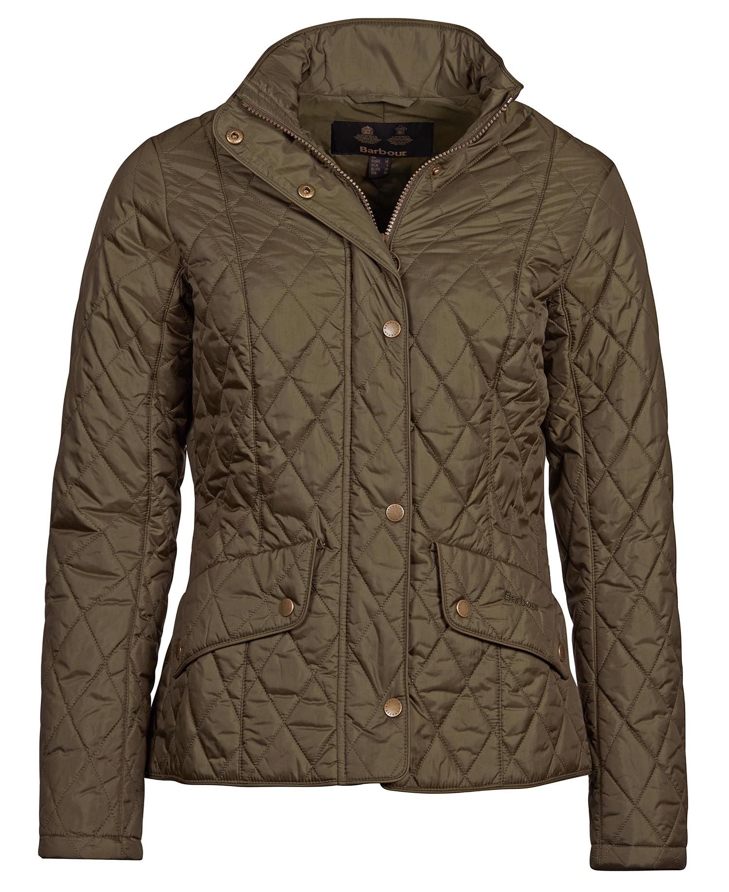 Barbour - Dame, Jakke, Flyweight Cavalry -Olive