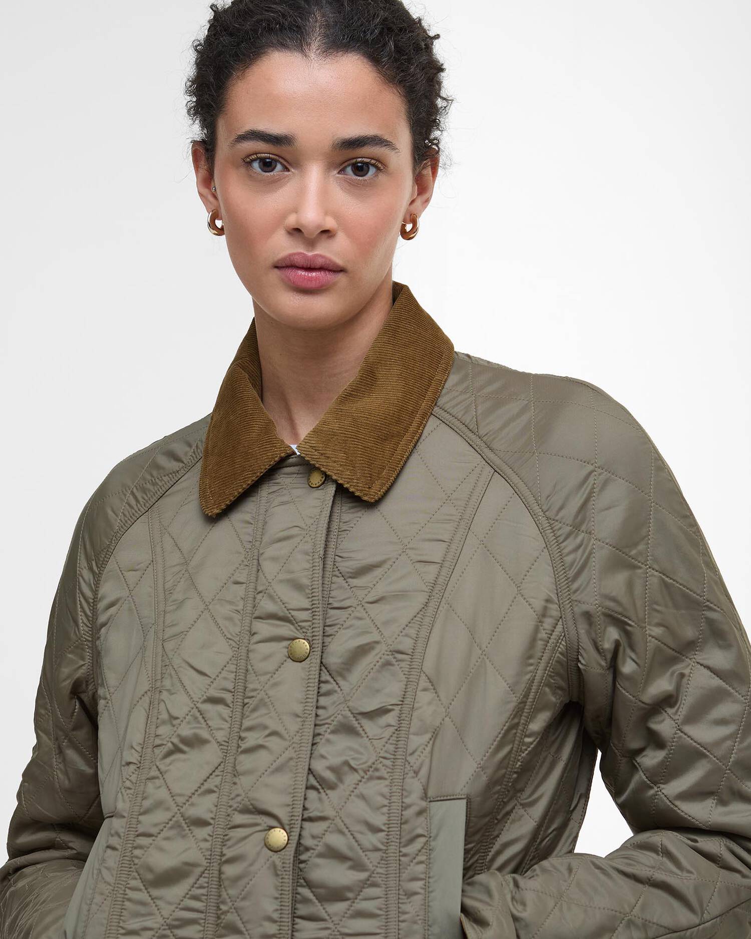 Barbour- jakke, Dame, Polar Quilt- Brown