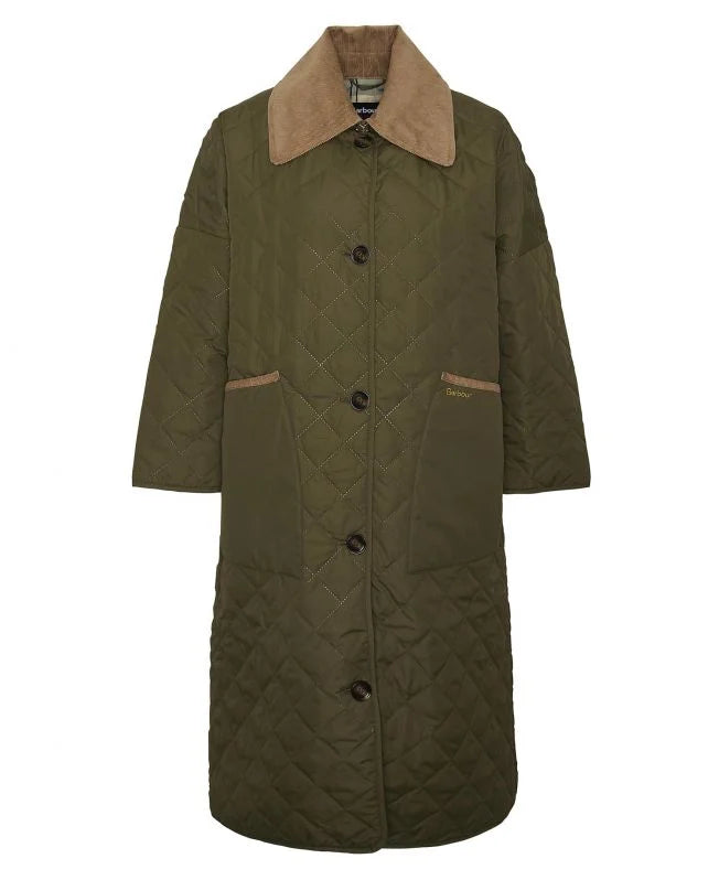 Barbour - Dame, Jakke, Lockton Quilt - Army Green/Ancient
