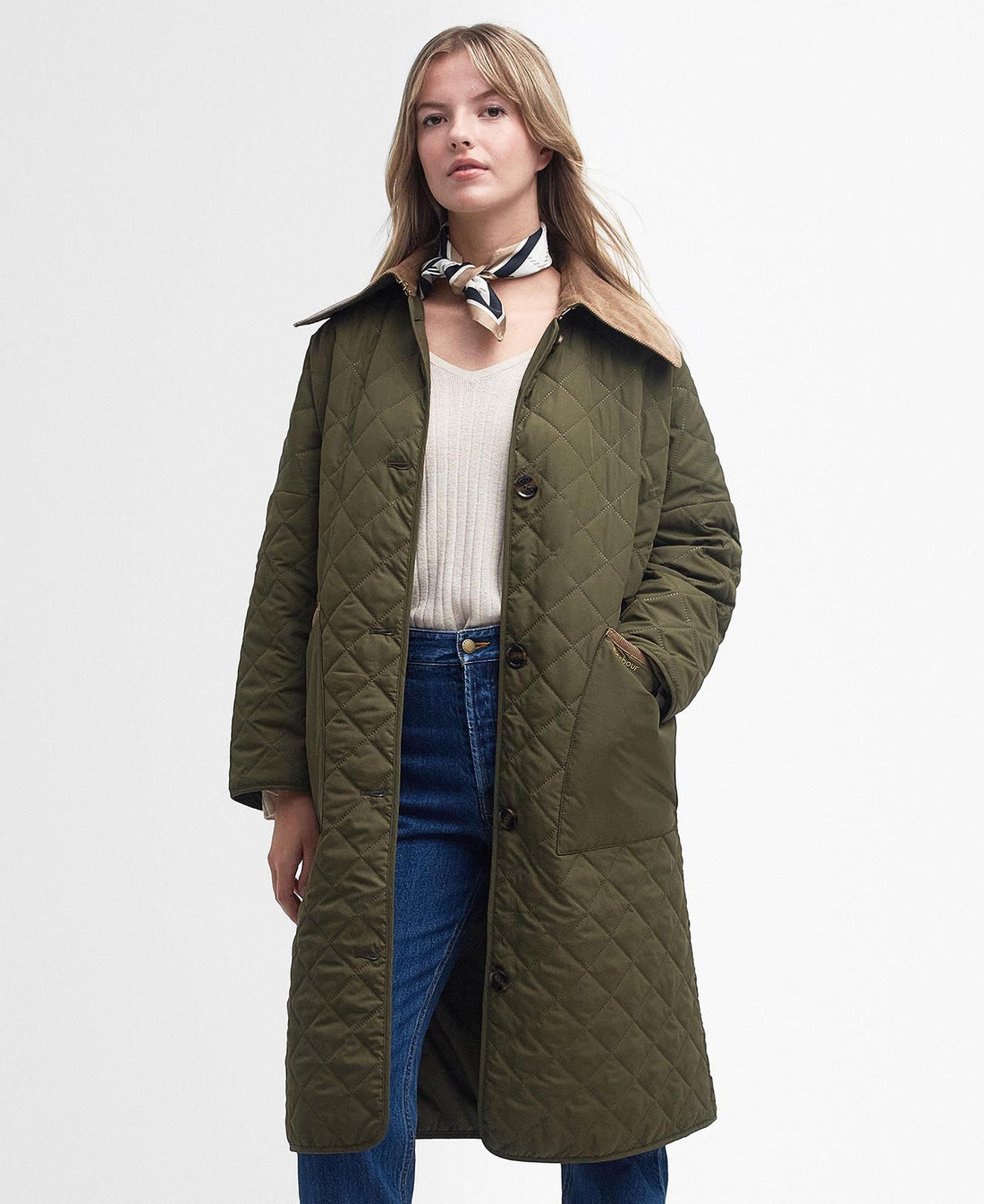 Barbour - Dame, Jakke, Lockton Quilt - Army Green/Ancient