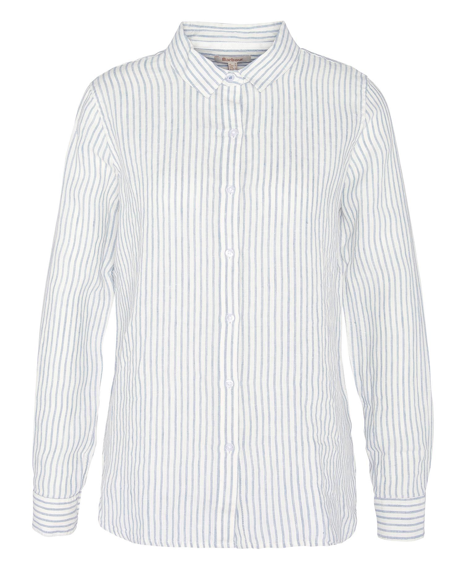 Barbour - Dame, skjorte, Marine - Chambray Stripe