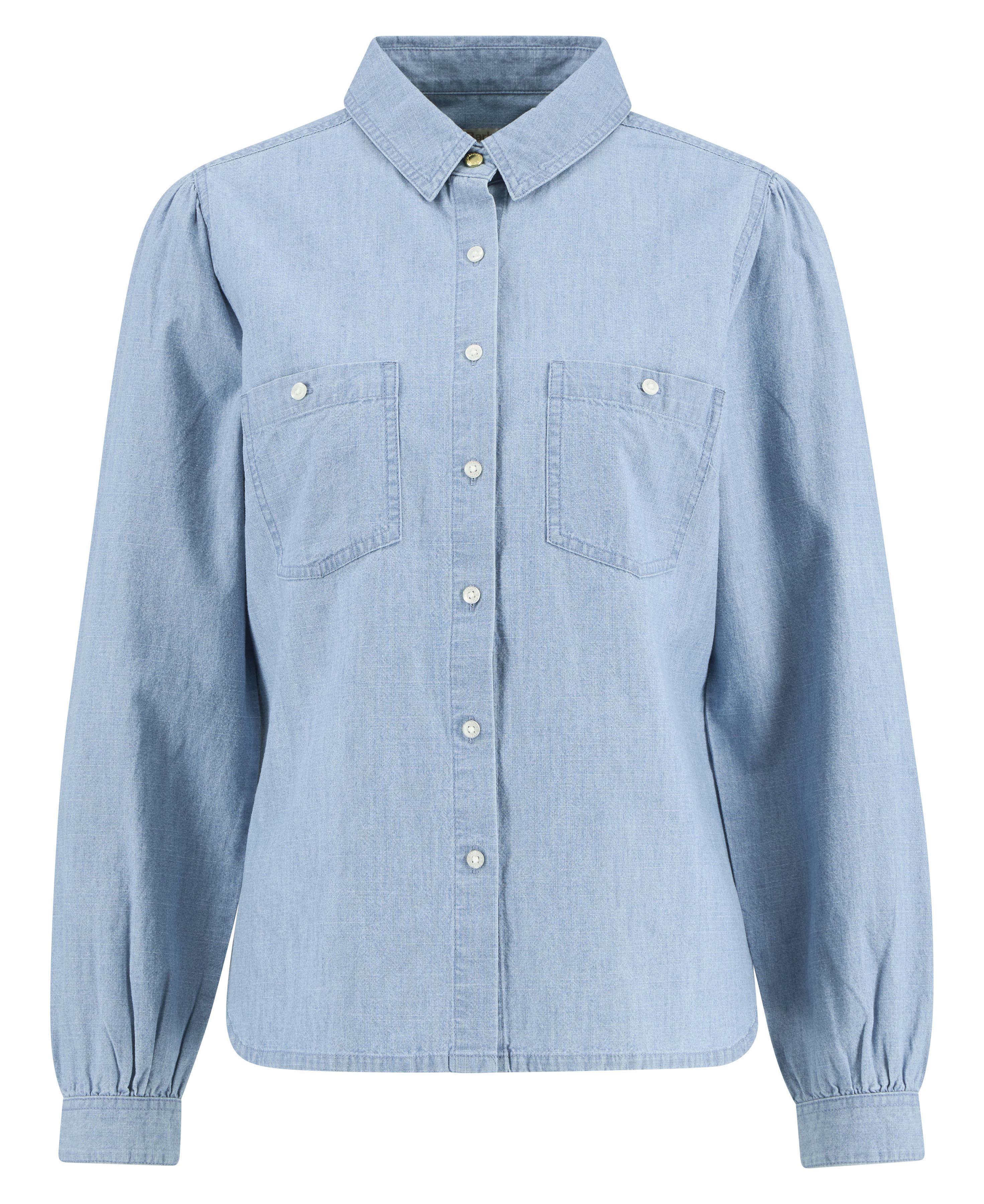 Barbour - dame skjorte, Zaria shirt chambray- Denim
