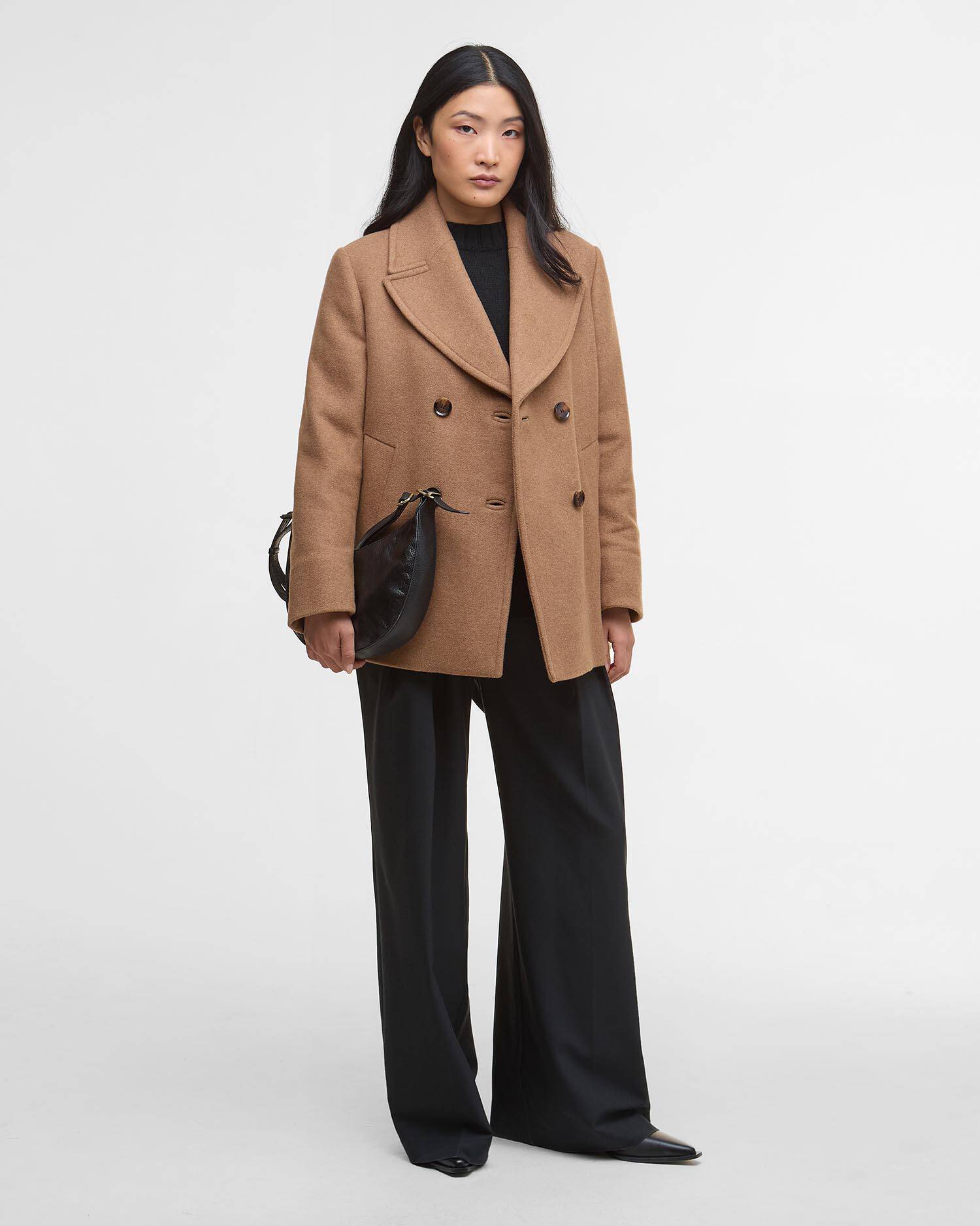 Barbour - Dame, Jakke, Indie Military Wool Peacoat