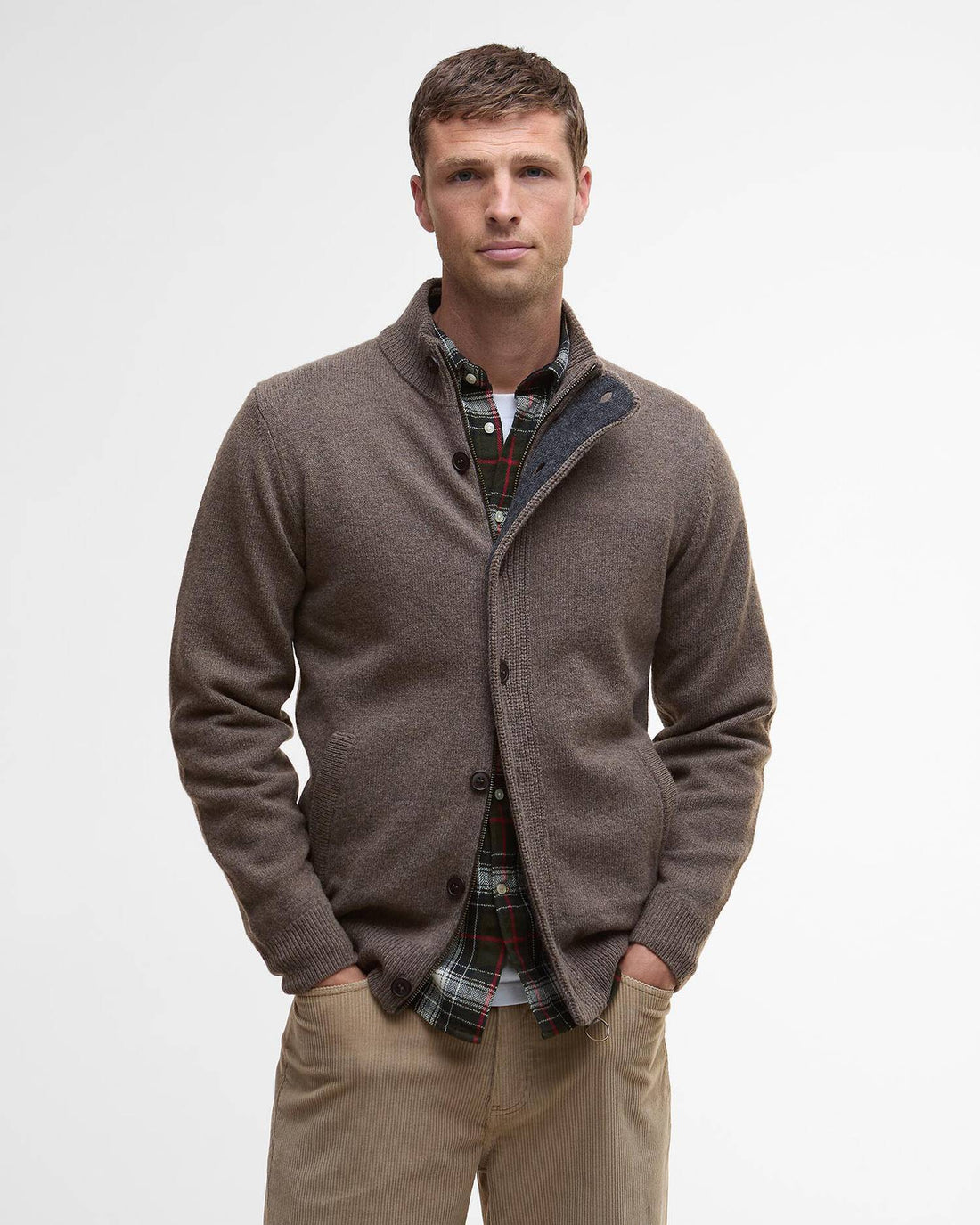 Barbour - Strik - Herre - Essential Patch -Dark Stone
