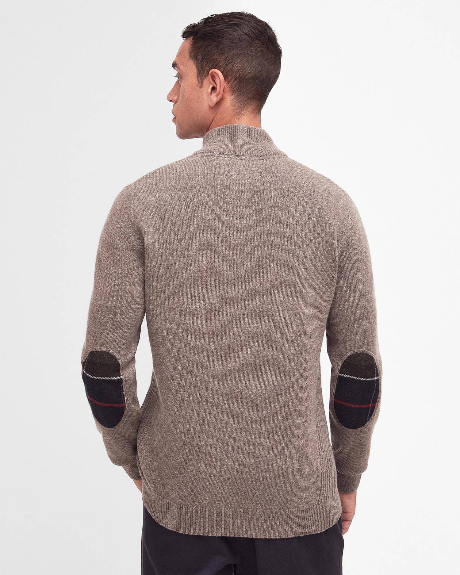 Barbour - Herre, Strik, Holden Half Zip - Military Marl