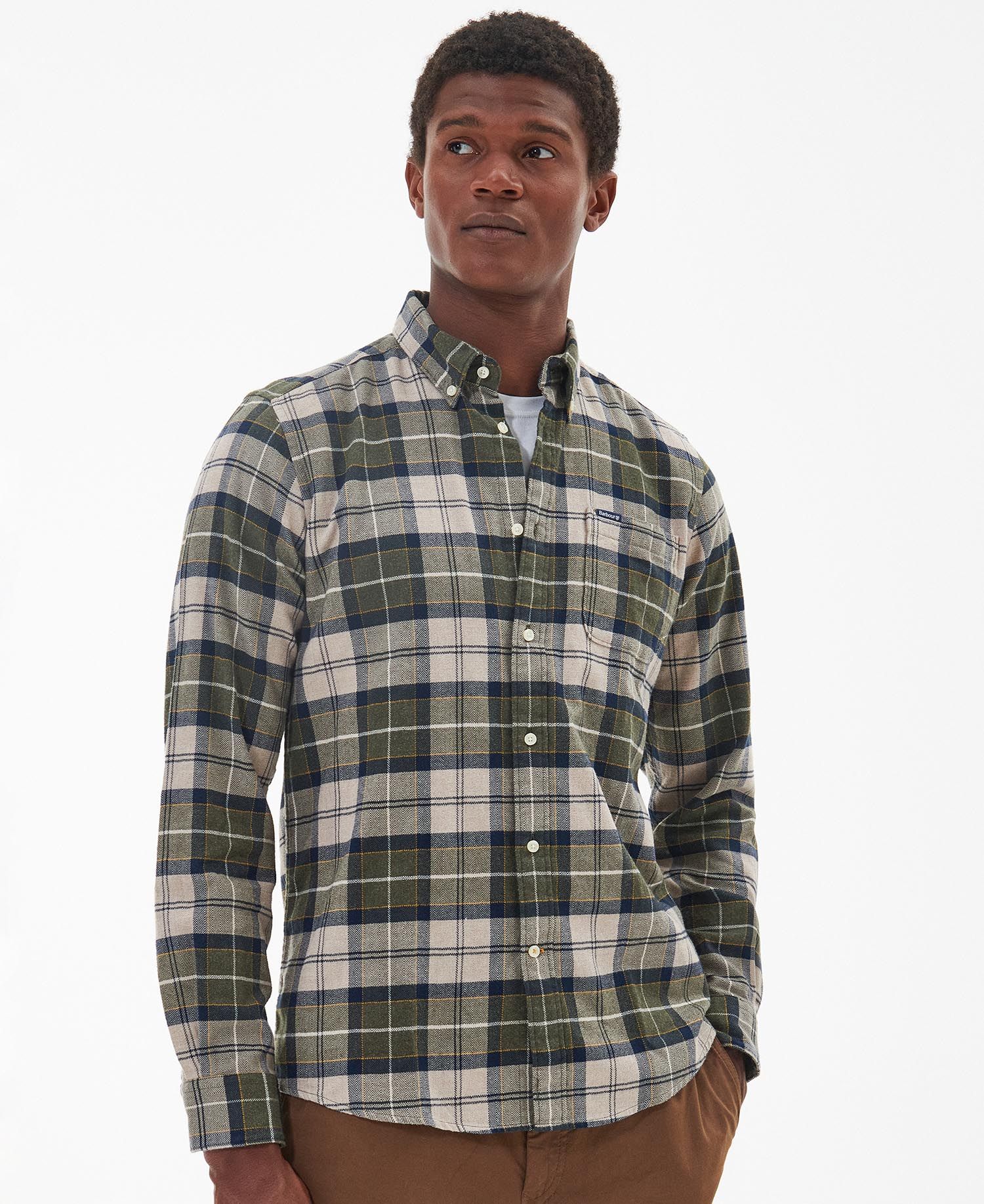Barbour - Herre, Skjorte, Kyeloch - Forest Mist Tartan