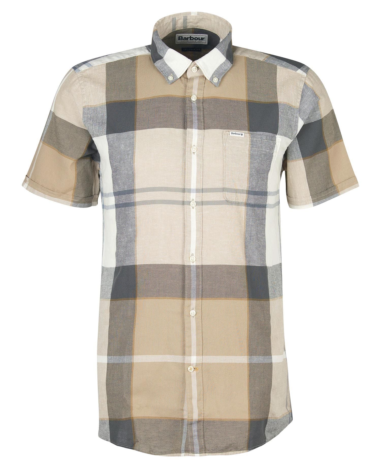 Barbour - Herre, Kortærmet Skjorte, Douglas - Amble Sand Tartan