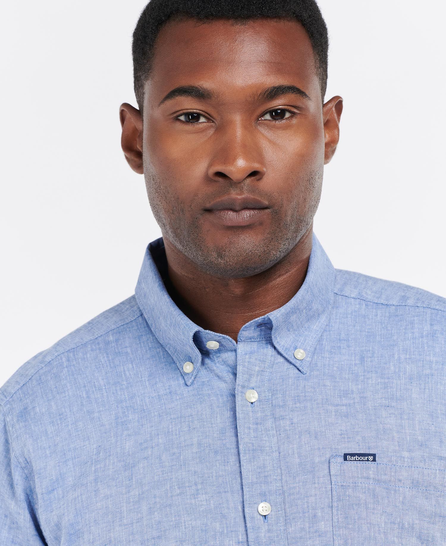 Barbour - Herre, Skjorte, Nelson TS - Blue