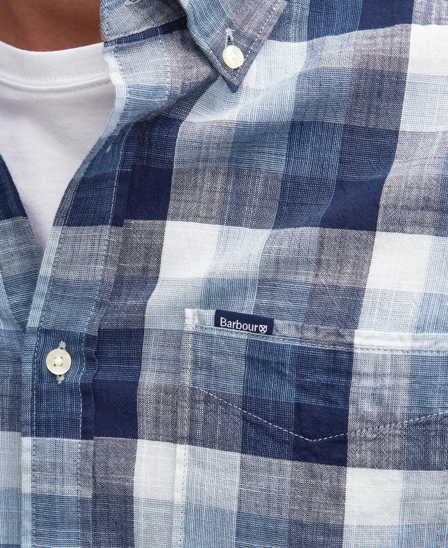 Barbour - Herre, Skjorte, Hillroad, Navy