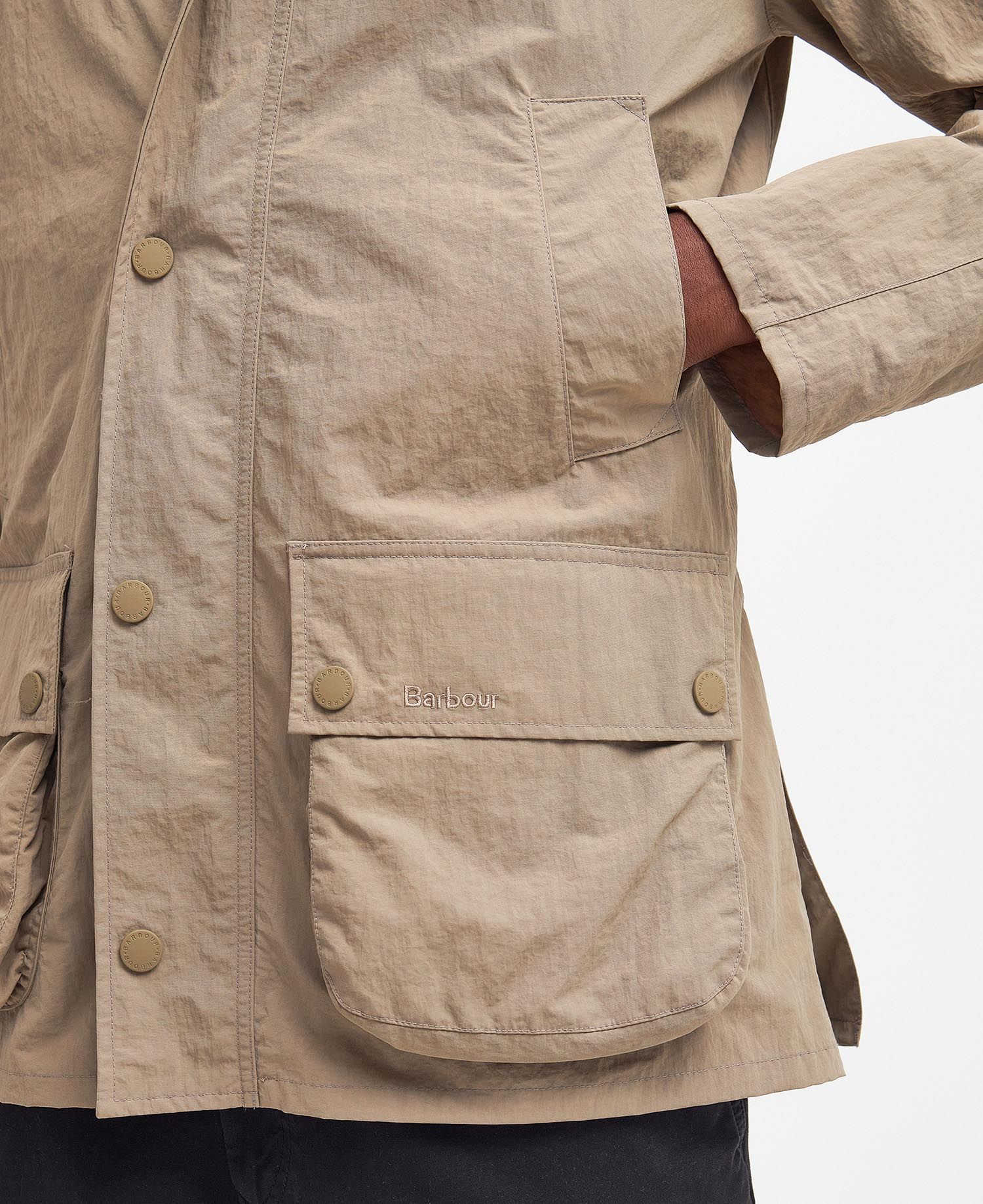 Barbour - Herre, Jakke, Glendale Oshir - Military-brown