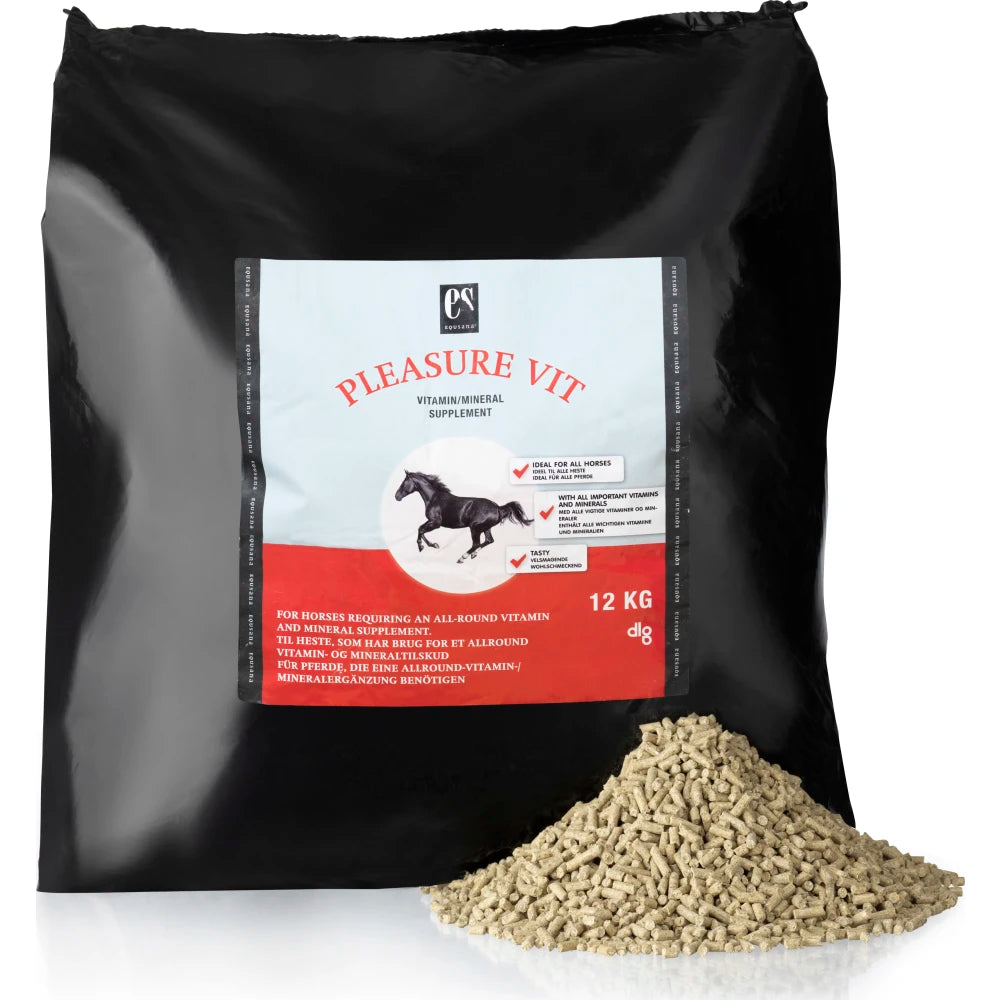 Equsana - Vitamin og Mineral, Pleasure Vit Refill - 12 kg