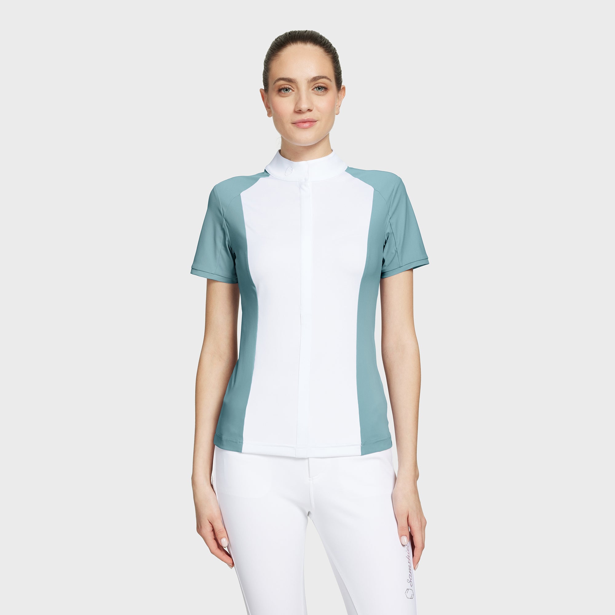 Samshield - Stævneskjorte, Kortærmet, Dame, Gretta SS24 - Tourmaline