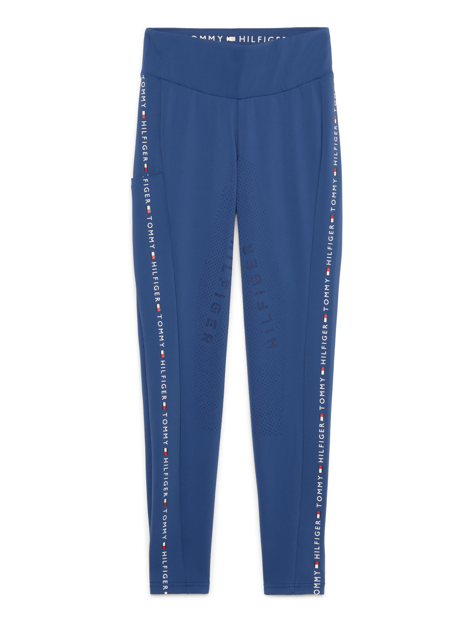Tommy Hilfiger - Dame, leggings, Rome, full grip, lyseblå