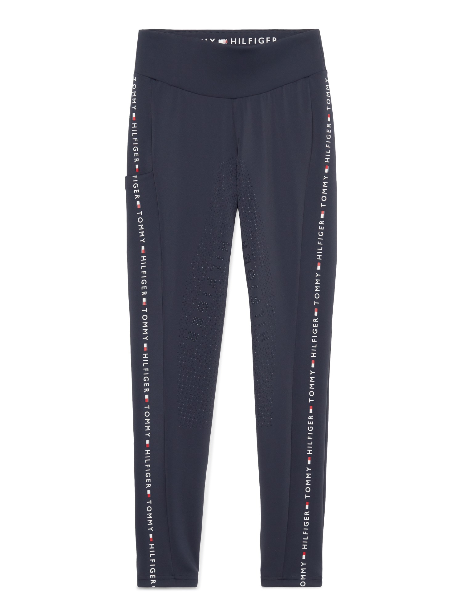 Tommy Hilfiger - Dame, leggings, Rome,  full grip, mørkegrå