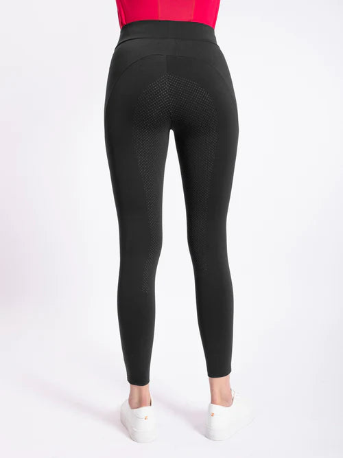 Tommy Hilfiger - Dame, vinter leggings, Elmira, full grip, sort
