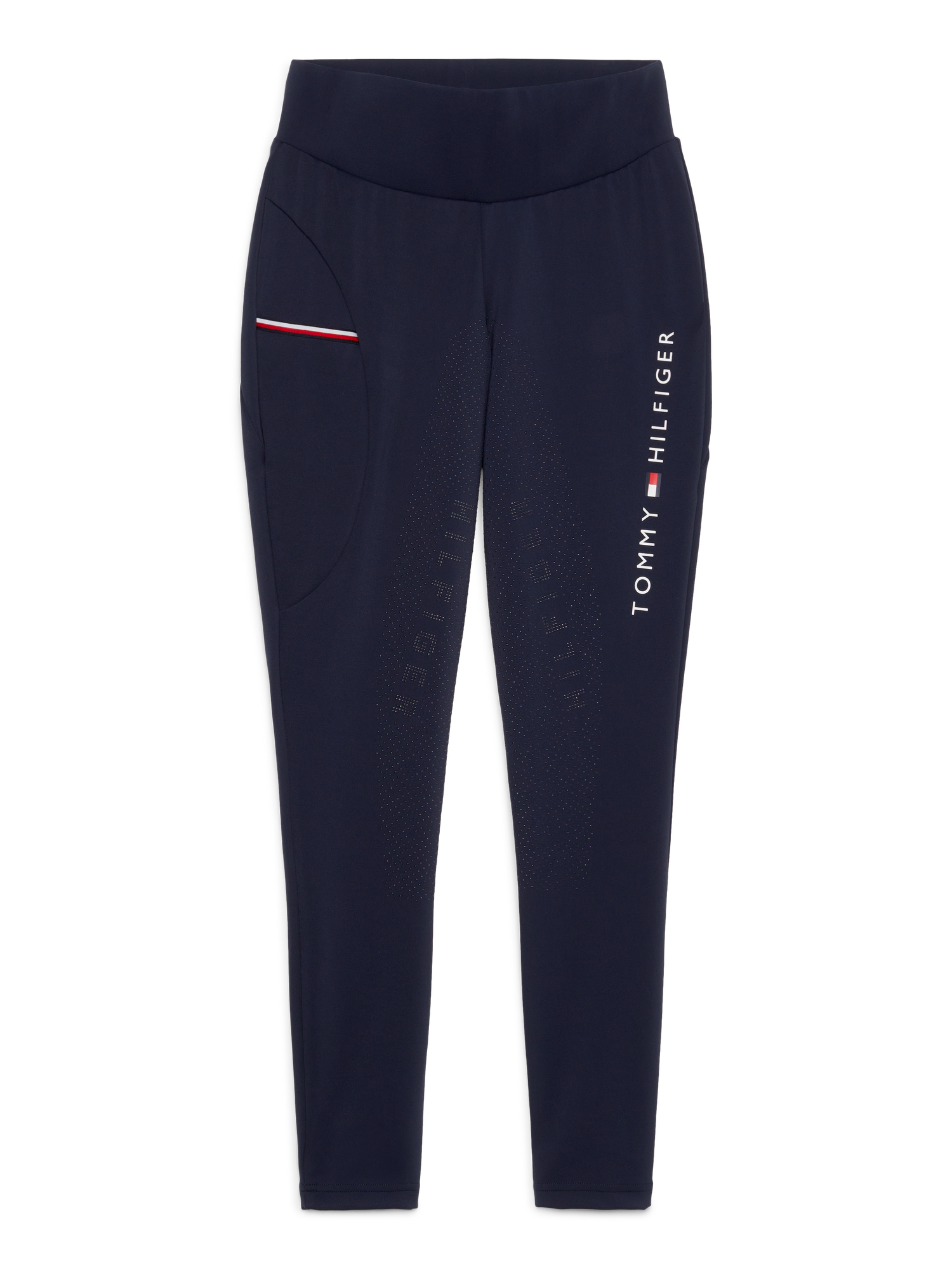 Tommy Hilfiger - Dame, vinter leggings, Elmira, full grip, blå