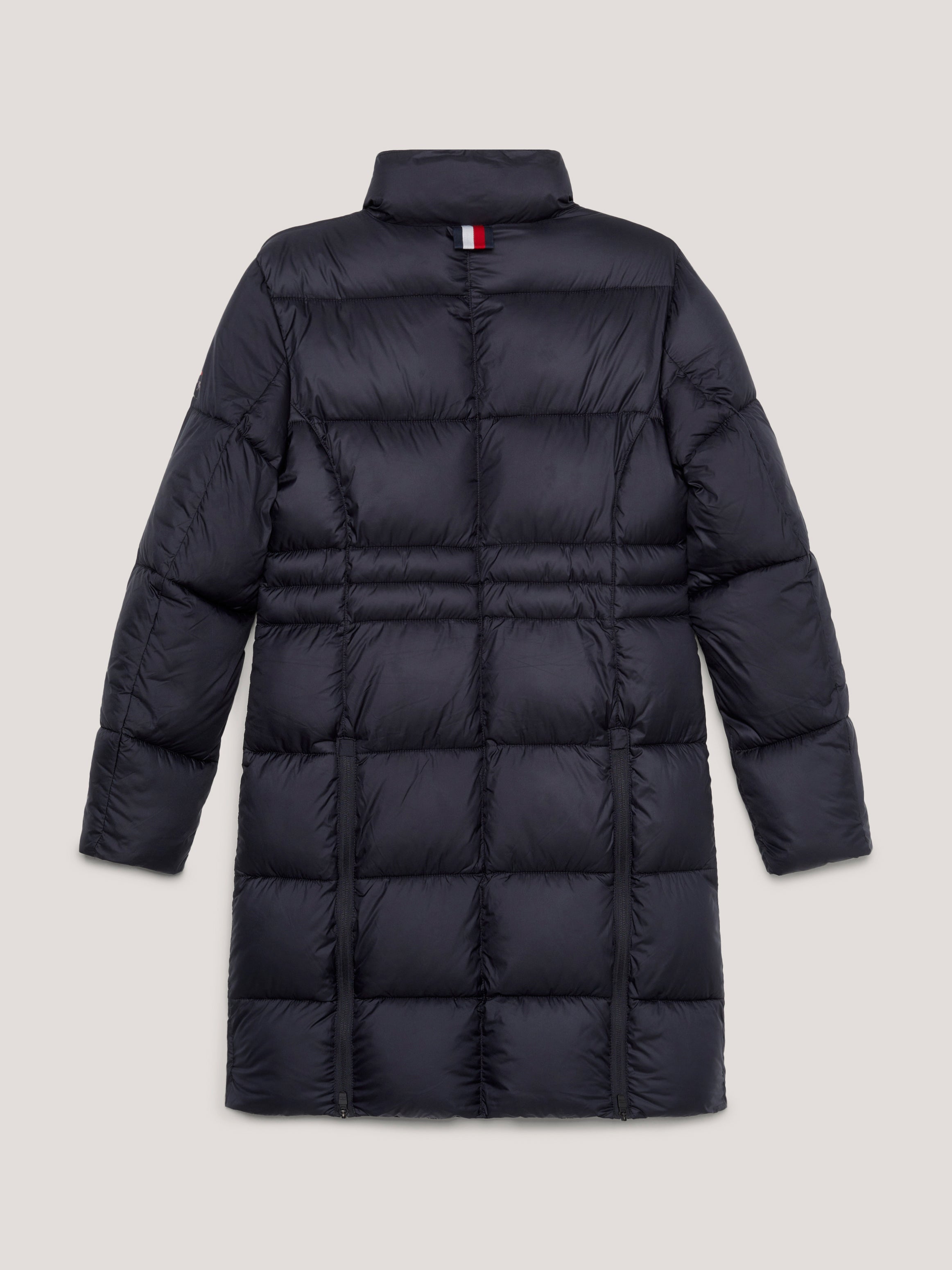 Tommy Hilfiger - Dame, dunjakke, coach jacket, lang, blå