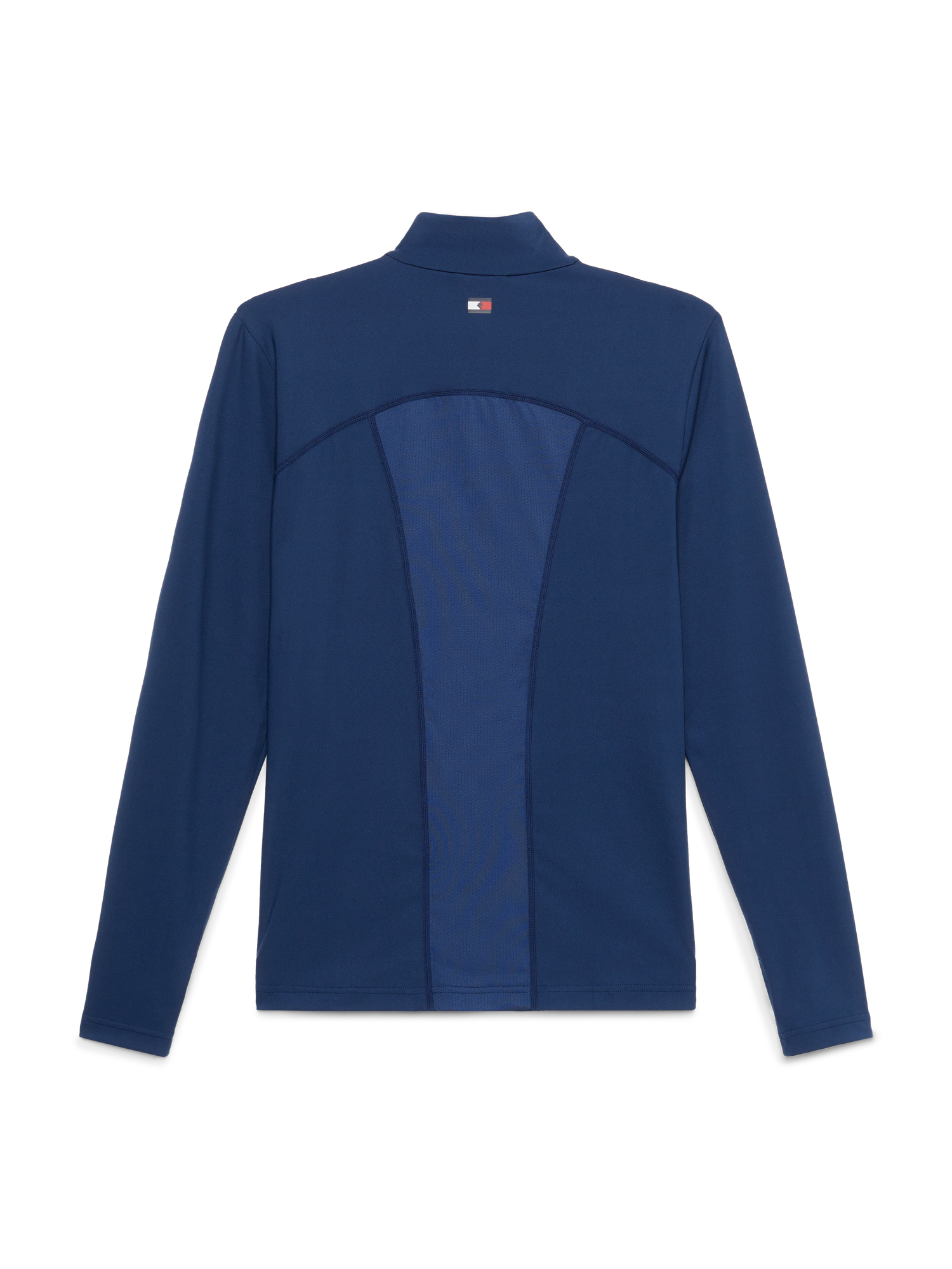 Tommy Hilfiger - Dame, baselayer, termo, 1/4 zip, lyseblå