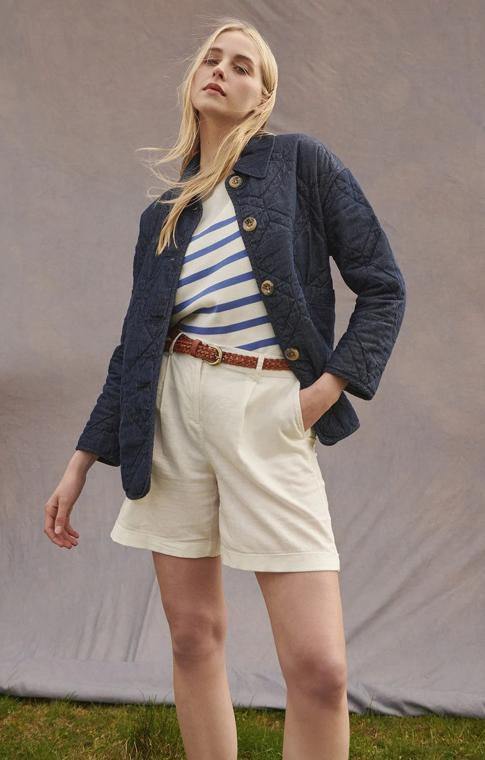 Barbour - Dame, shorts, Darla - French Oak