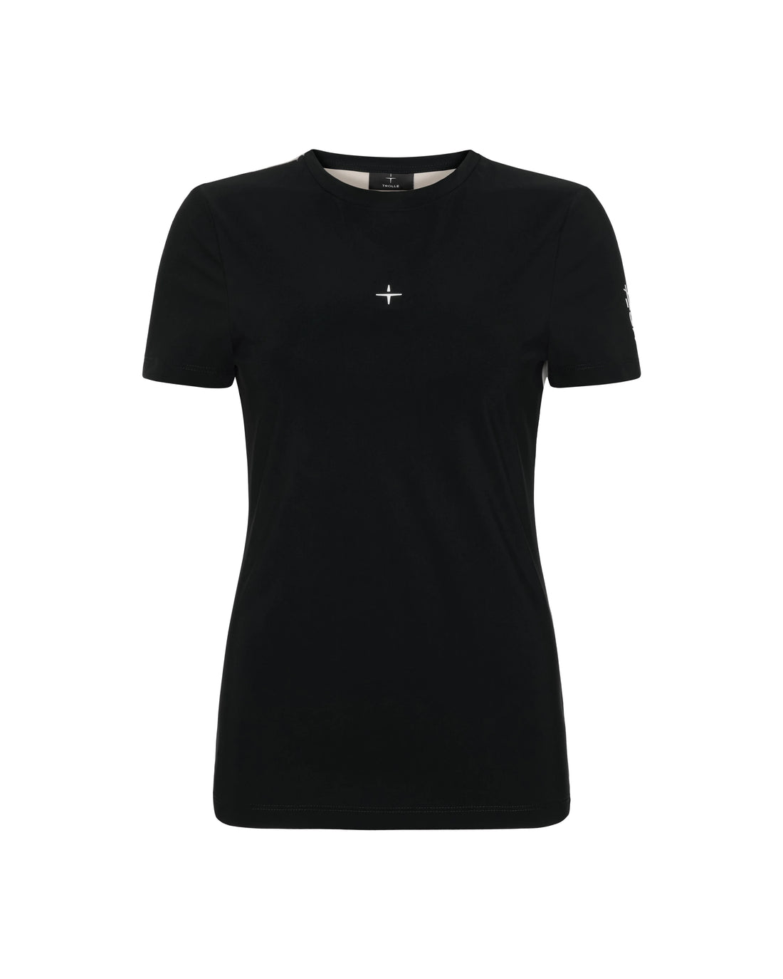 Trolle, Athl t-shirt Balance, Dame - Sand/Navy