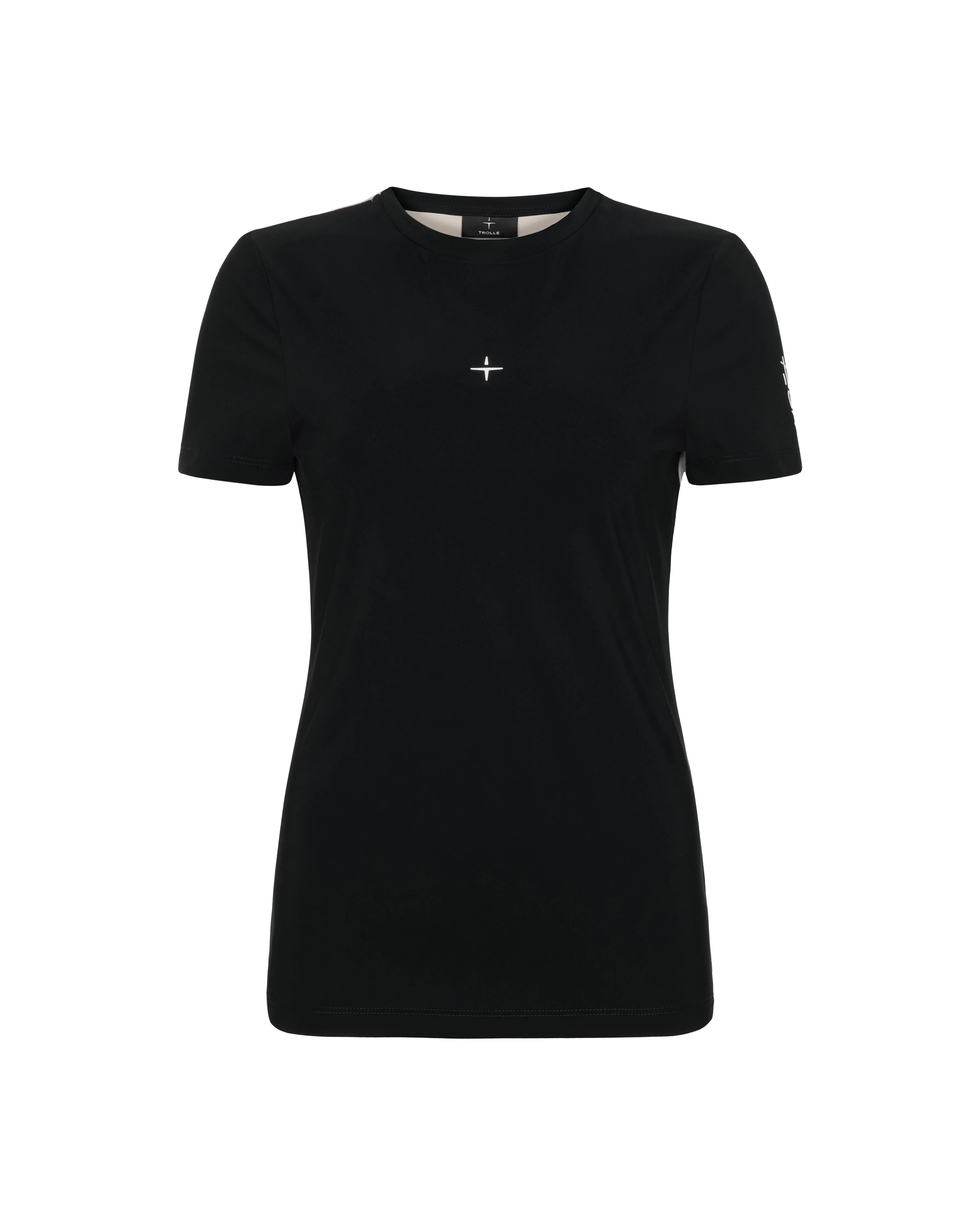 Trolle, Athl t-shirt Balance, Dame - Sand/Navy