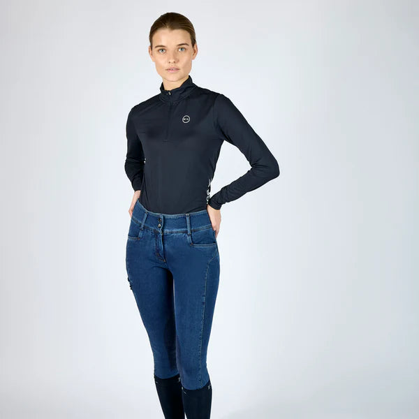 Kingsland - Dame, Ridebukser, Kayce - Dark Denim
