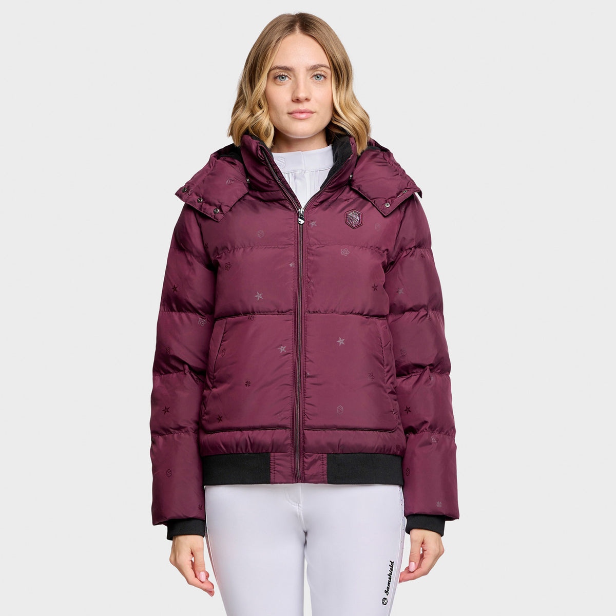 Samshield, Jakke, Bille emblem- Plum