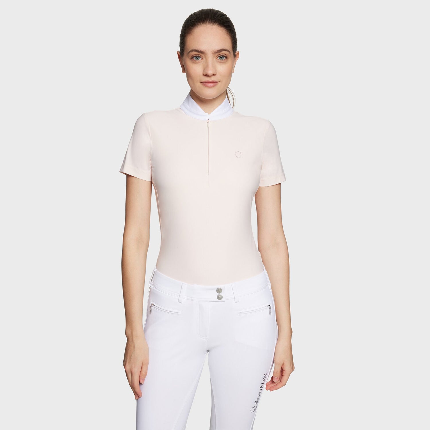 Samshield, Bluse, Kortærmet, Carlotta- Rosewater
