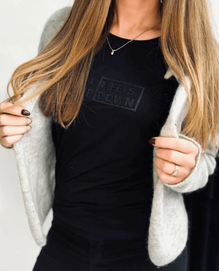 Cavalli T-Shirt - Head up | Heals down -Sort