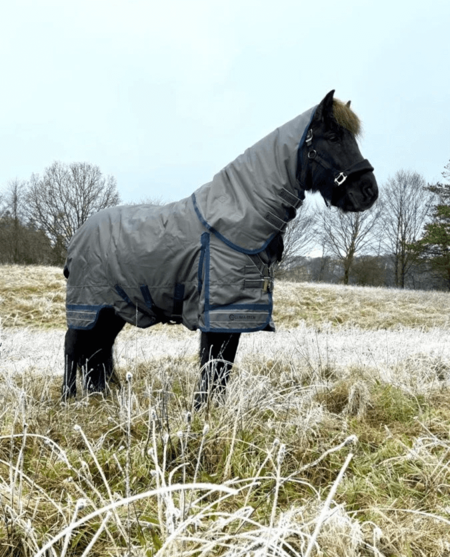 Cavalli Vinterdækken med aftagelig hals 300 gram - Grey