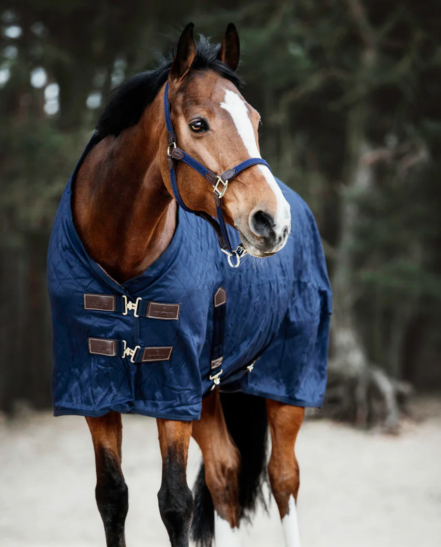 Kentucky - Stald dækken med imiteret kaninpels, Stable rug 0 g, Navy