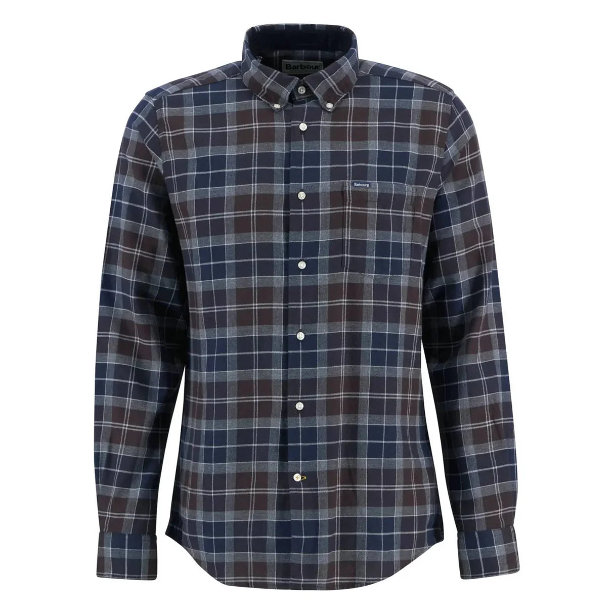 Barbour, Herre, Skjorte, Fortose TF- Midnight Oak Tartan