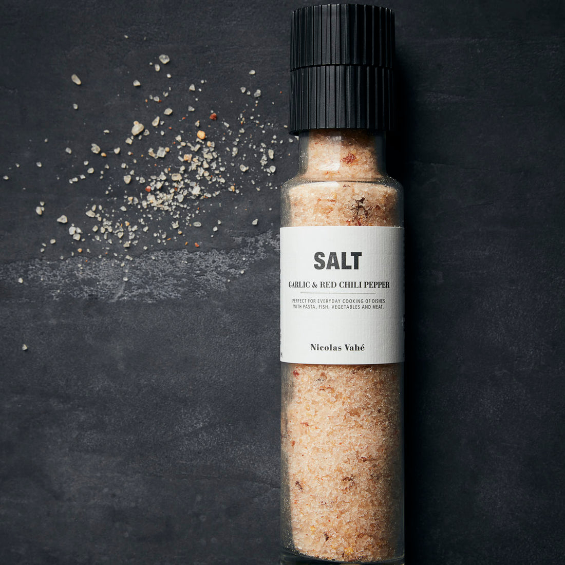 Salt, Garlic &amp; Red Chilli Pepper