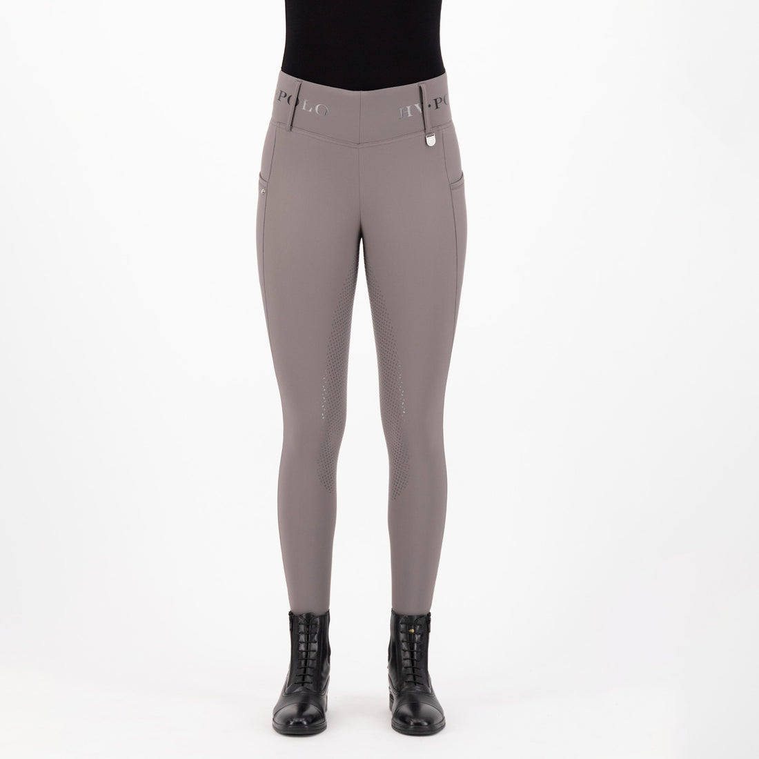 HV Polo Ridebukser, Højtaljet Favourite FullGrip - Sort & Dark Sand
