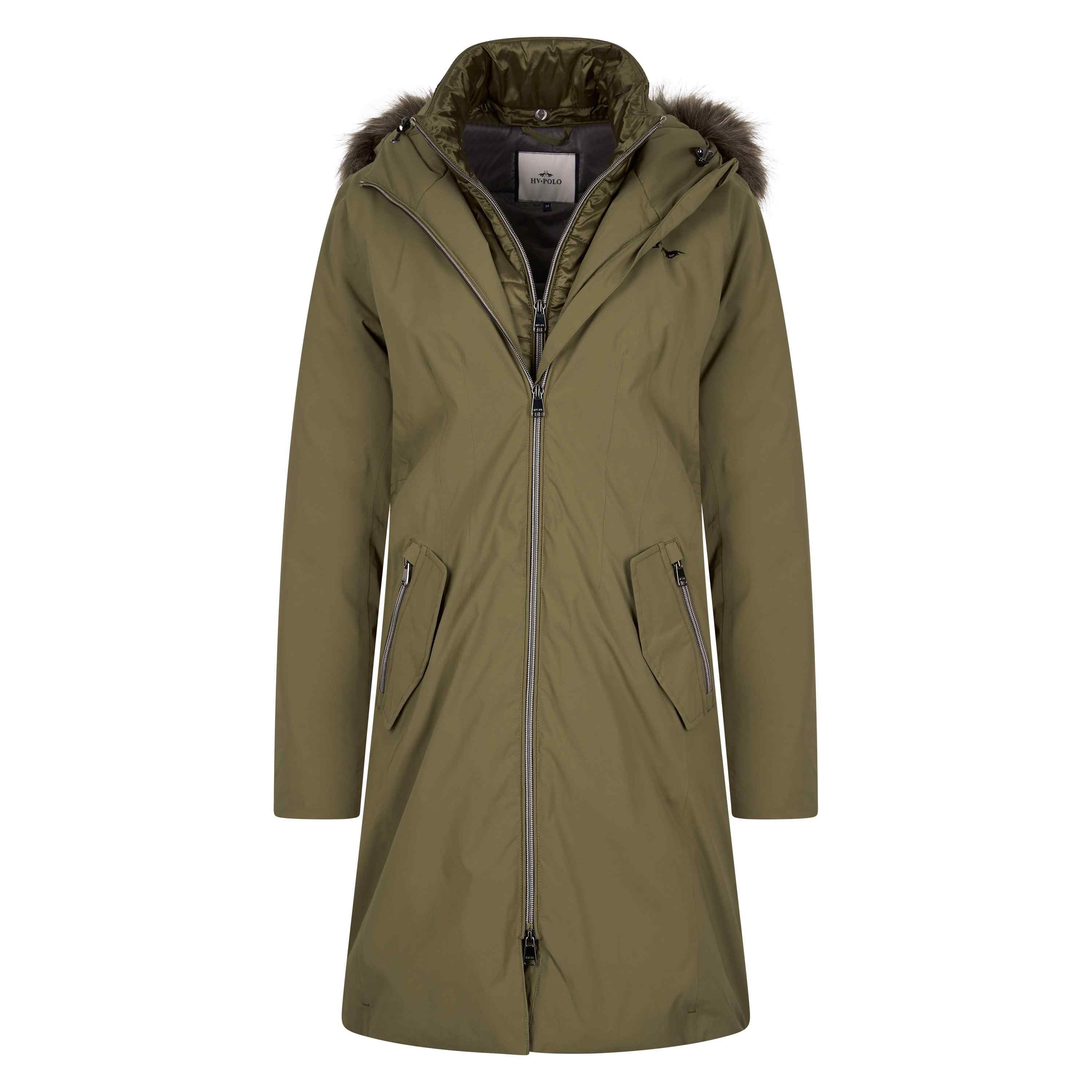 HV Polo - Parka Jakke, Isa - Dark Oil Green
